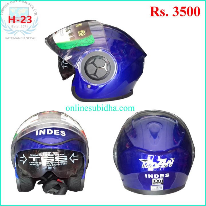 INDES-Half Double visor