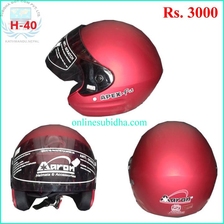 Aaron-Warranty Half Helmet